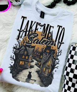 Take me to salem T-shirt, Retro Halloween Tee, Vintage Halloween Shirt